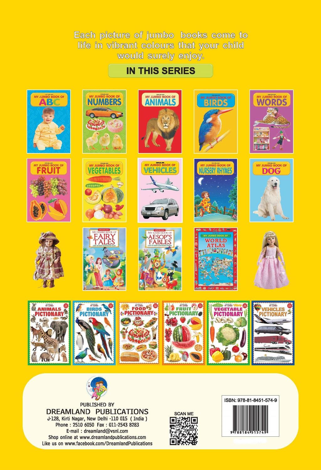 Dreamland My Jumbo Book - BIRDS | Grocsy