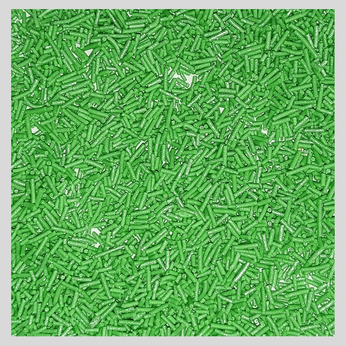 Confect Sprinkles for Cakes & Cupcakes Decoration | USP-11(Pea Green) | Grocsy