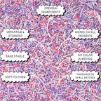 Confect Rainbow Sprinkles for Decoration 09 | Grocsy