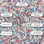 Confect Patriotic Sprinkles for Decoration 08 | Grocsy