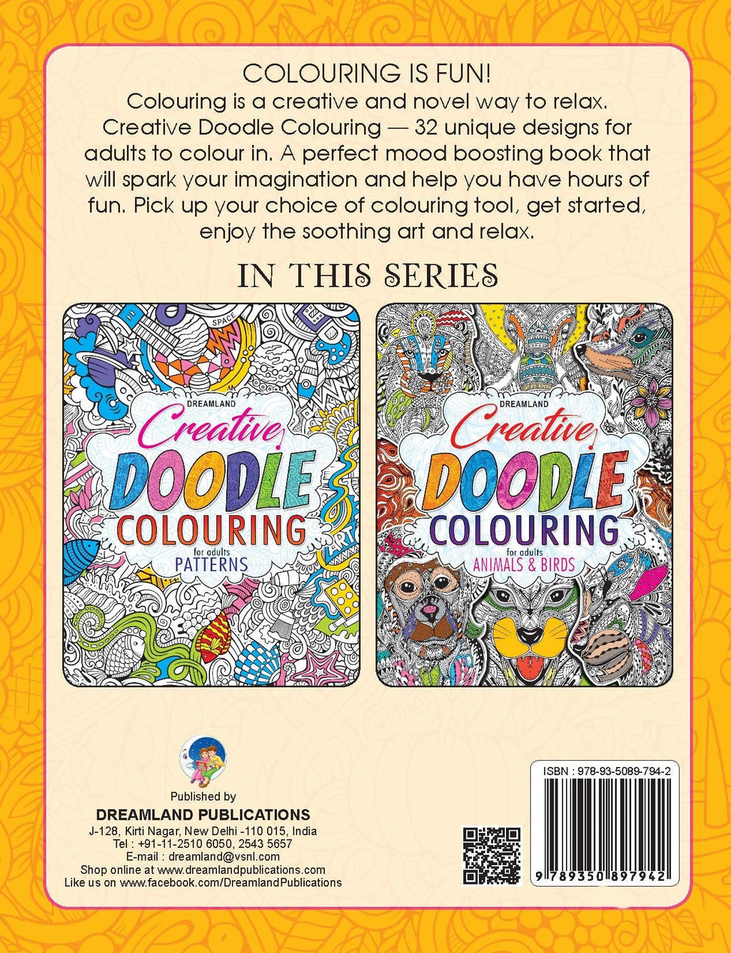 Dreamland Creative Doodle Colouring - Patterns | Grocsy