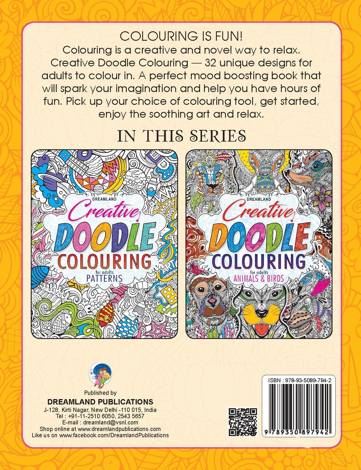Dreamland Creative Doodle Colouring - Patterns | Grocsy