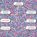 Confect Rainbow Sprinkles for Decoration 12 | Grocsy
