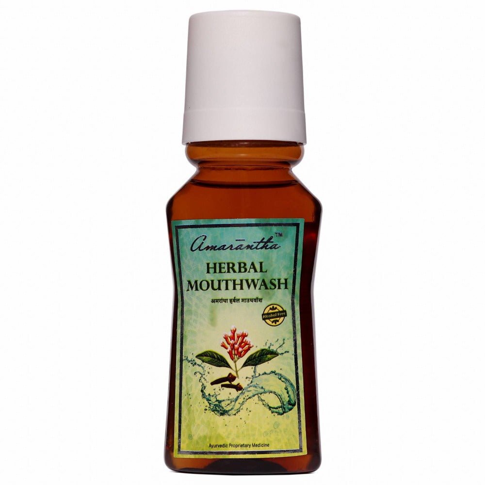 Amarantha Ayurvedic Herbal Mouthwash | Grocsy