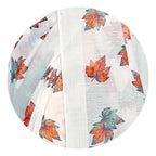 Mirchi Fashion Women's White Cotton Blend Blossom Leafs Printed Saree | Grocsy