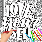 Motivation - Adult Colouring Book : Fun Colouring For Kids And Adults, Creative Coloring Book, Mindfulness Coloring Book, Relaxing Coloring Book | Grocsy
