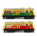 Train Engine (Set Of 2 Piece) (Green And Red) | Grocsy