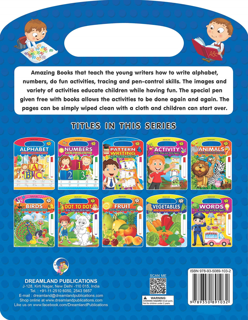 Dreamland Write and Wipe Book - Dot to Dot | Grocsy