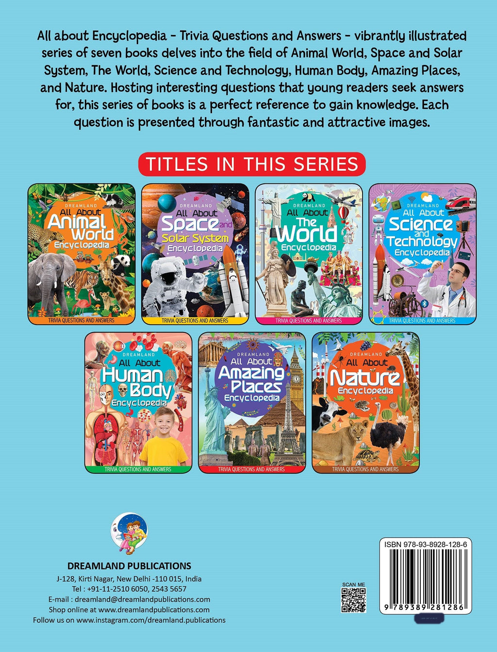 Dreamland Amazing Places Encyclopedia for Children Age 5 - 15 Years- All About Trivia Questions and Answers | Grocsy