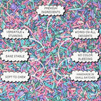 Confect Rainbow Sprinkles for Decoration 06 | Grocsy