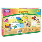 Imagimake Stamp Art Animal Kingdom | Crafts for Kids Ages 3-5 | Stamps with Easy Blending Pens | Arts and Crafts for Kids Ages 3-5 | Gifts for Toddlers | Gifts for Girls & Boys 3, 4, 5 Years | Grocsy