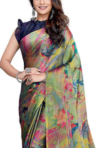 Mirchi Fashion Women's Chiffon Forest Designer Saree | Grocsy