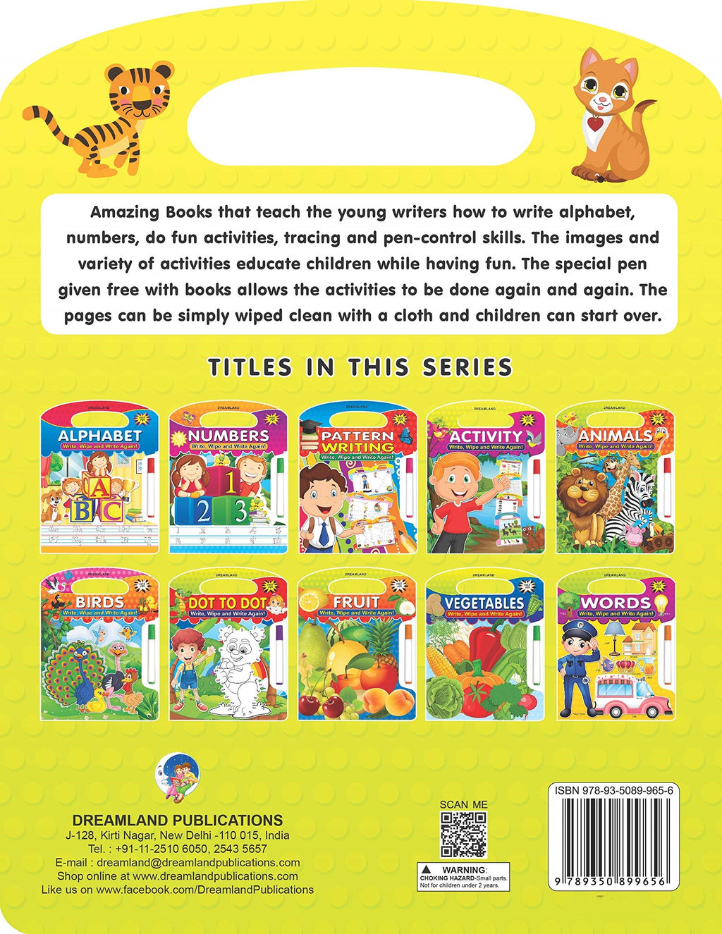 Dreamland Write and Wipe Book - Activity | Grocsy