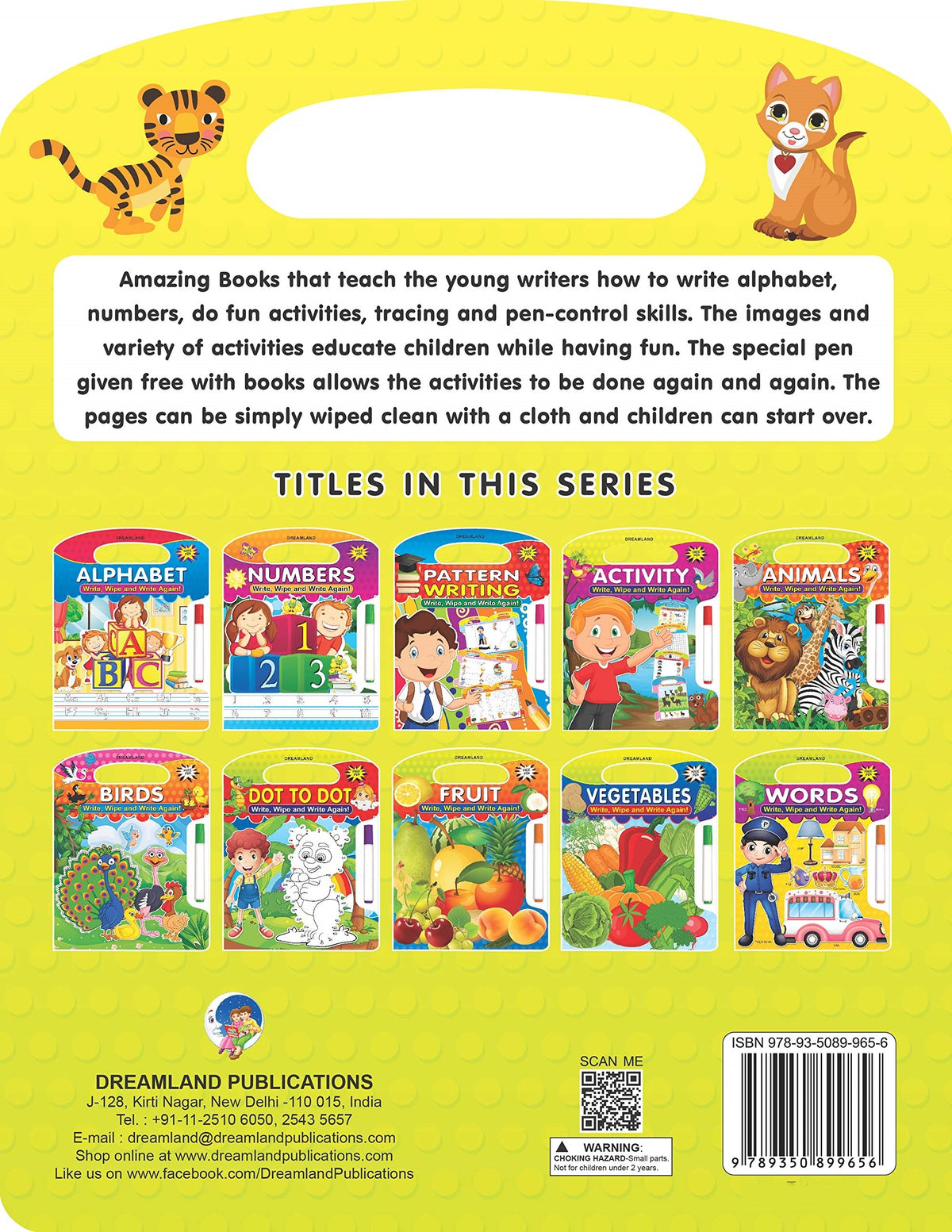 Dreamland Write and Wipe Book - Activity | Grocsy