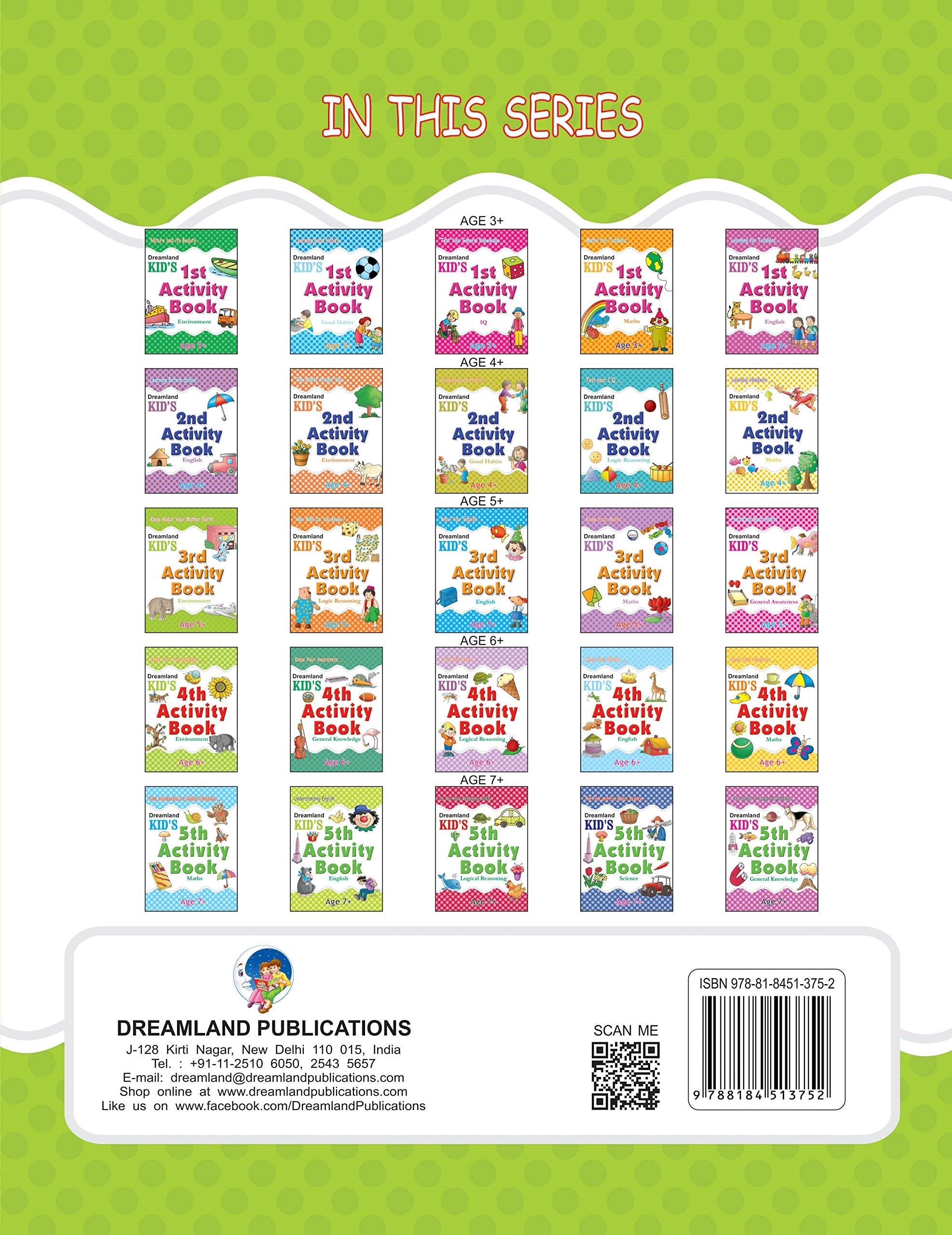 Dreamland Kid's 3rd Activity Book - Environment | Grocsy