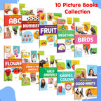 My First Picture Book Collection For Early Learning : Books For Children, Learning Picture Library For Kids, Toddler Book, Early Learning Book With 10 Topics | Grocsy