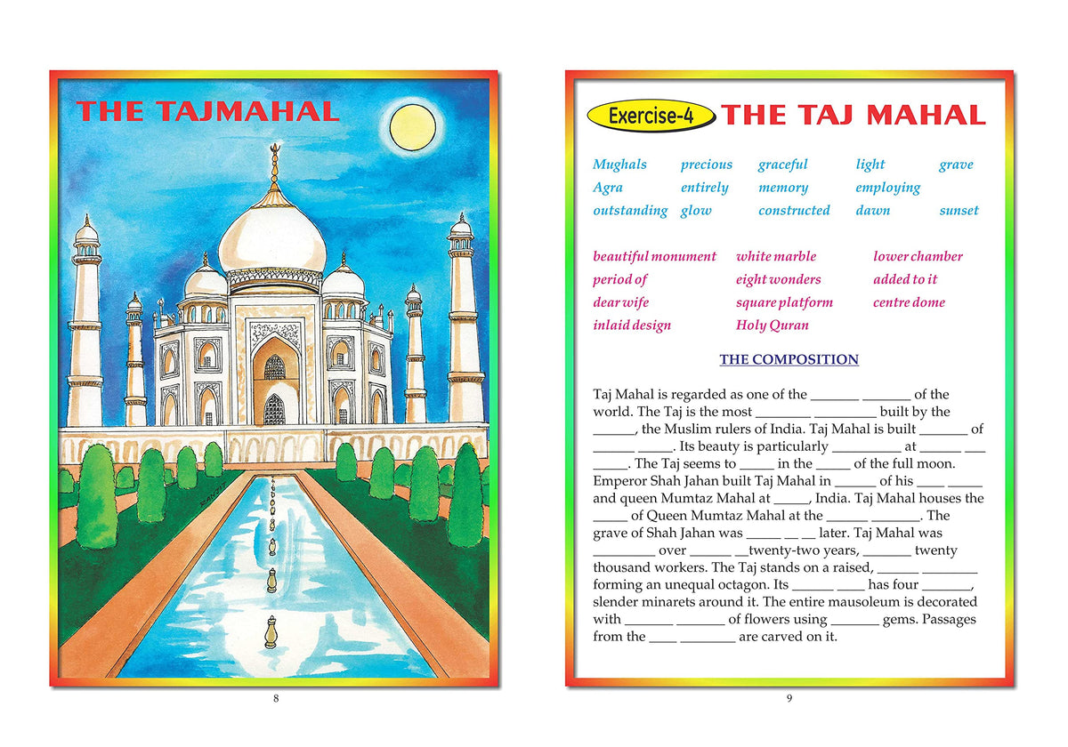 Scholars Hub Picture Composition Book (Part 3, 4) (Set Of 2 Books) | Picture Composition Book For Class 3,4 | 60 Pages | Grocsy