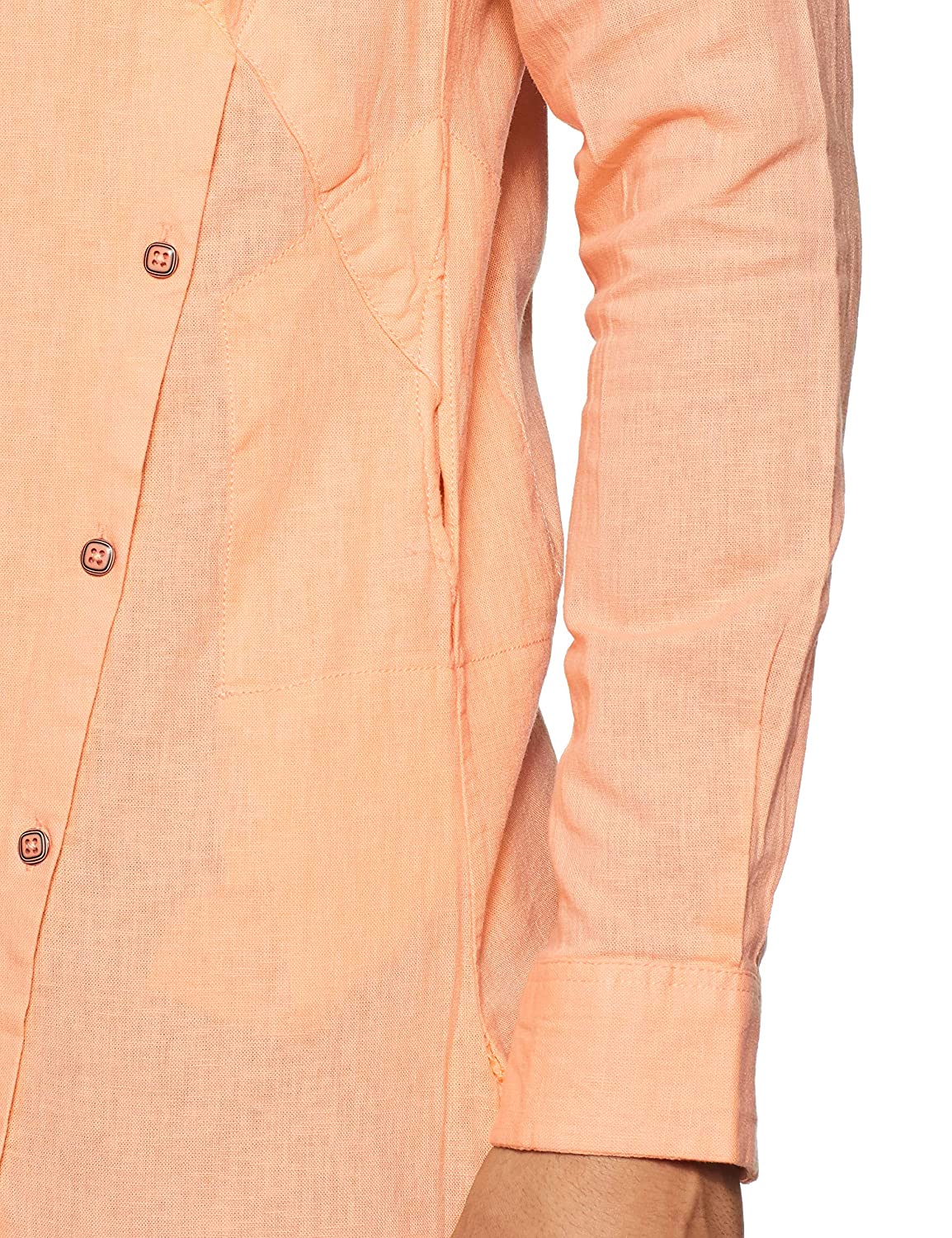 The Indian Garage Co Men Melon Kurta | Grocsy