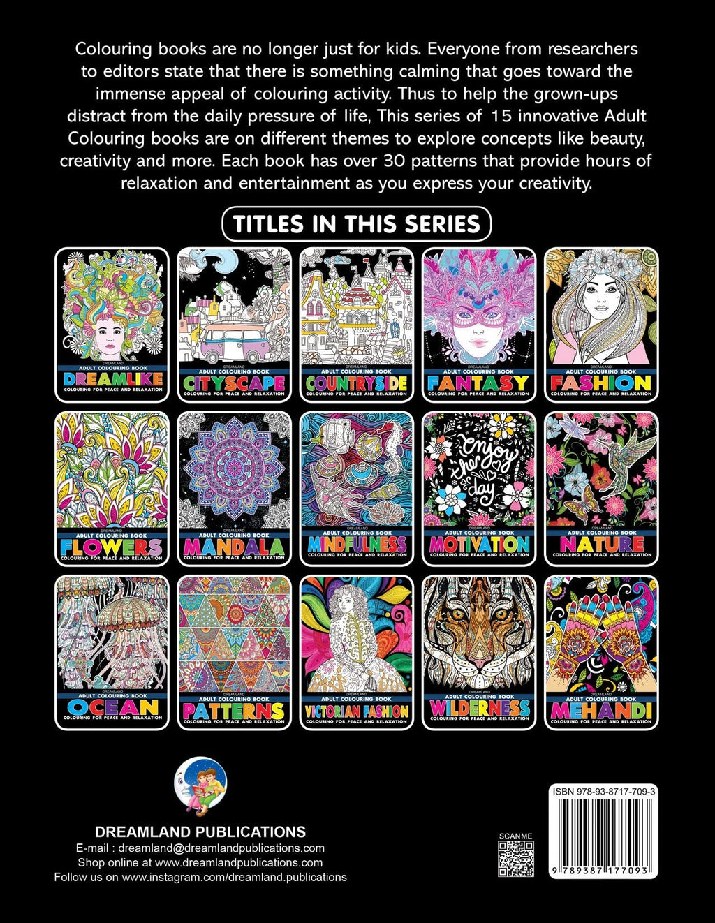 Dreamland Dreamlike- Colouring Book for Adults | Grocsy