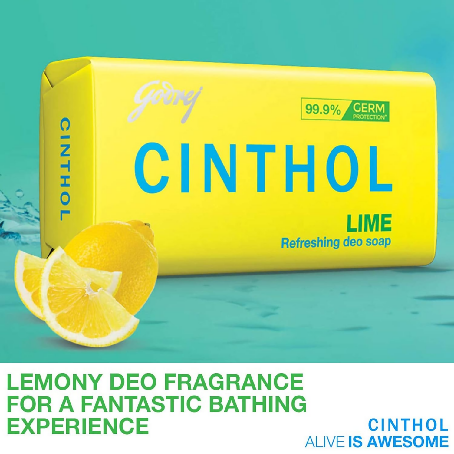 Cinthol Lime Refreshing Soap | Grocsy