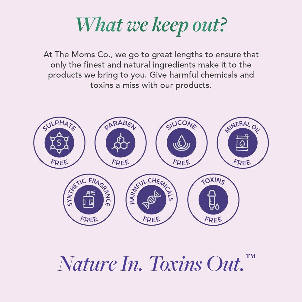 The Moms Co Natural Anti-Hair Fall Complete Care 4-Step Kit | Grocsy