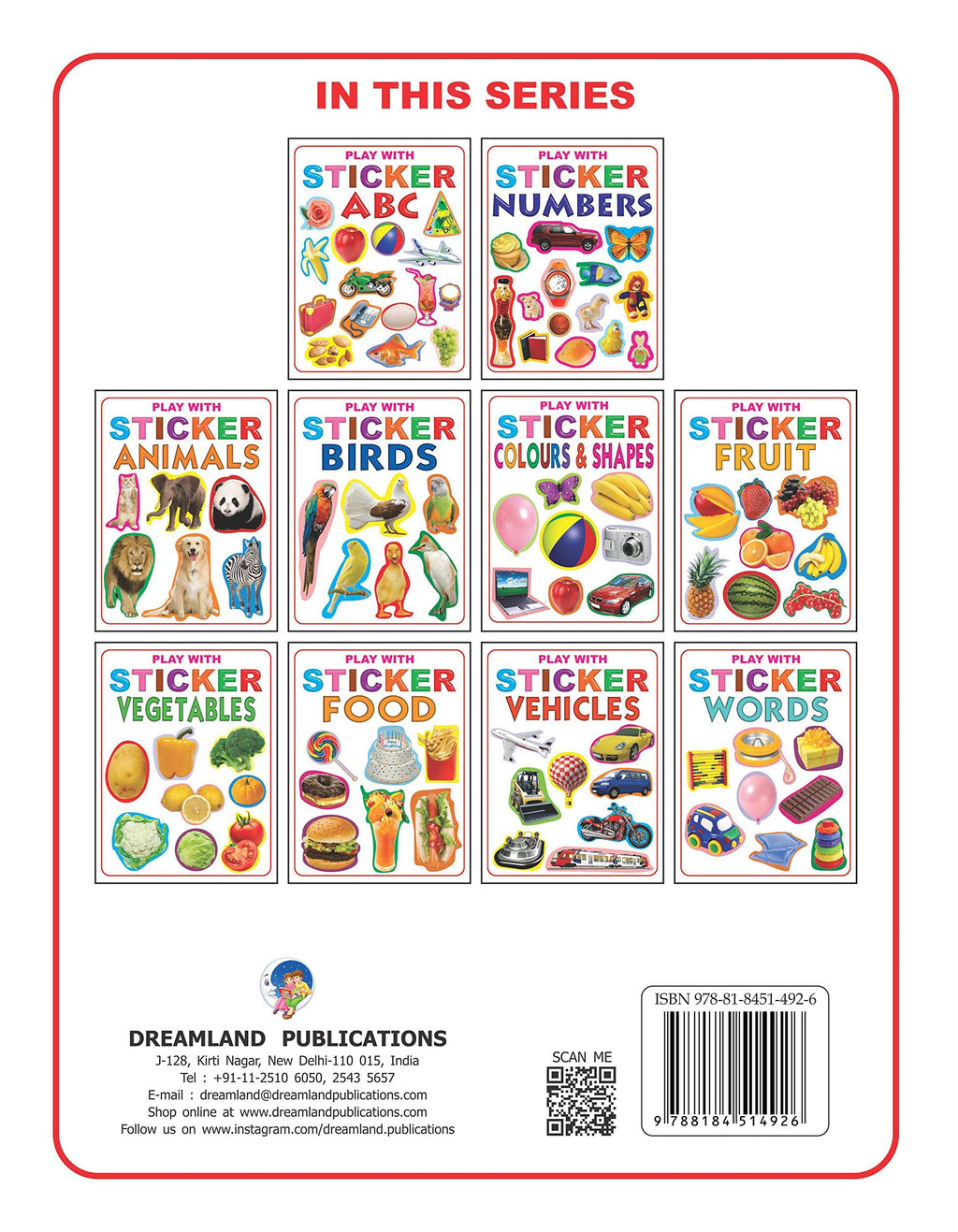 Dreamland Play With Sticker - Words | Grocsy