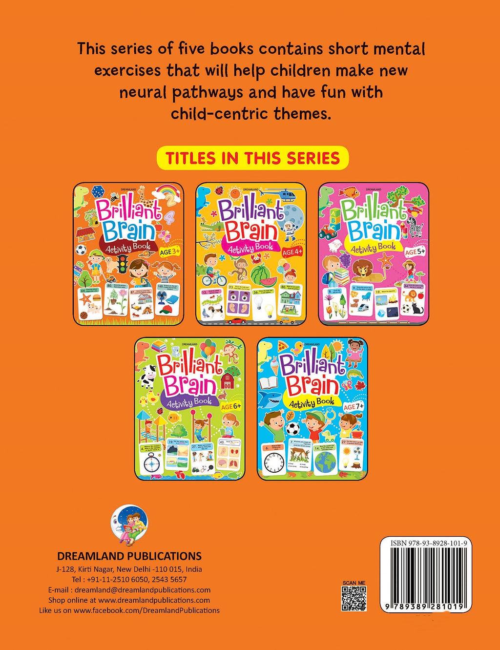 Dreamland Brilliant Brain Activity Book 3+ | Grocsy