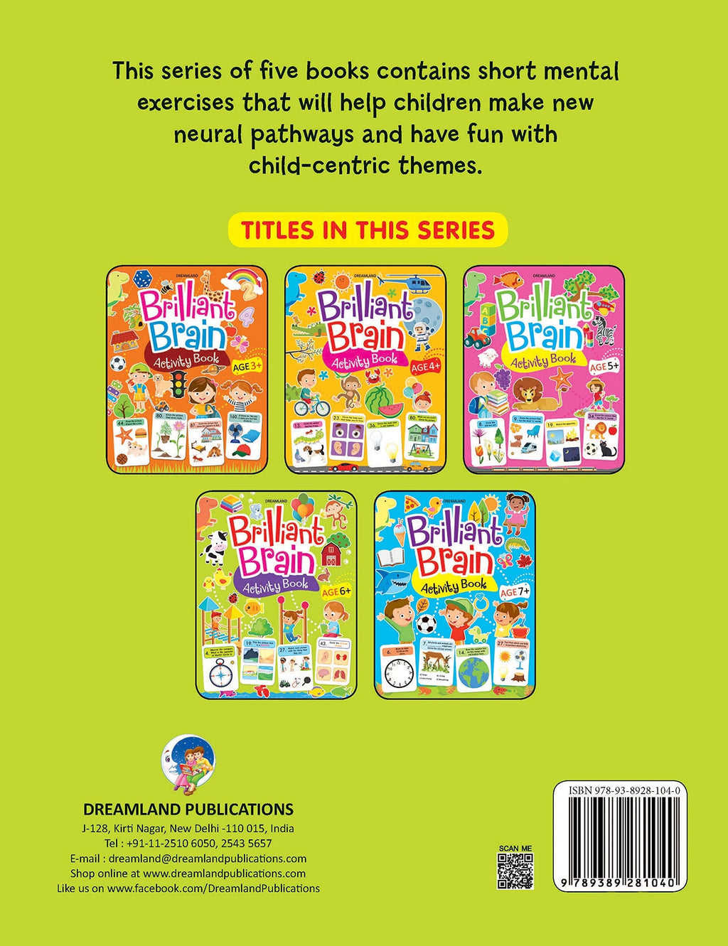Dreamland Brilliant Brain Activity Book 6+ | Grocsy