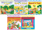 Storybook For Kids: Scholars Hub Moral Values Story Set 2 (Set Of 5 Books) (Illustrated) (Ages 5+) (80 Pages) | A Picnic | Going To School | Munchi'S Toys | Grow Strong | A Day In The School | Grocsy