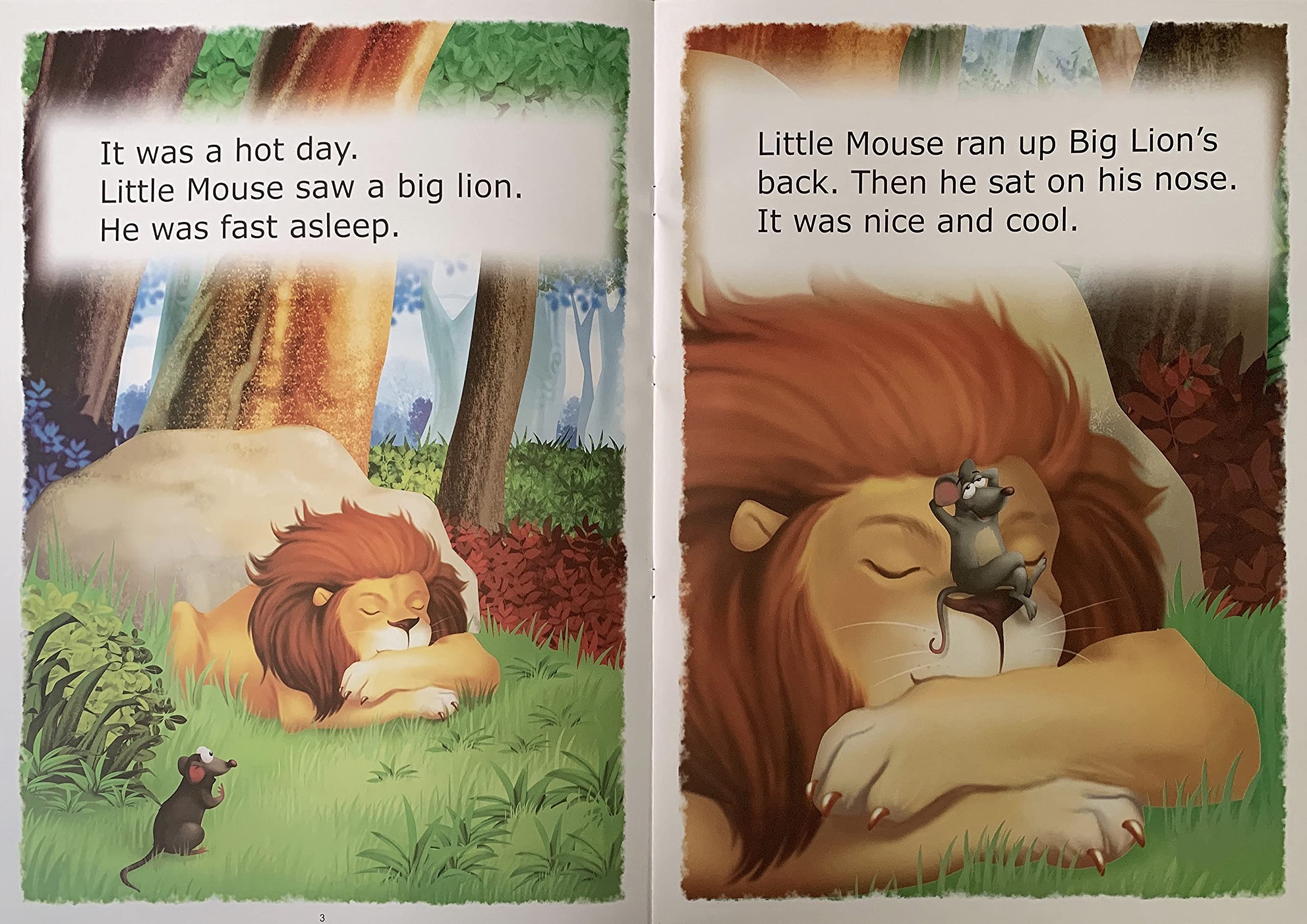 Value Stories.-Little Mouse & Big Lion. | Grocsy