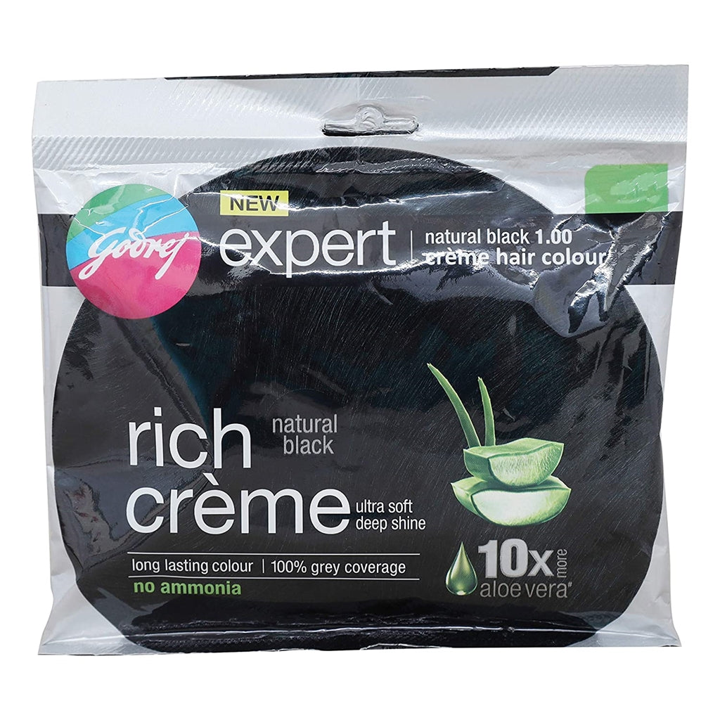 Godrej Expert Rich Creme Hair Natural Black Colour | Grocsy