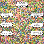 Confect Rainbow Sprinkles for Decoration 13 | Grocsy