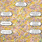 Confect Rainbow Sprinkles for Decoration 02 | Grocsy