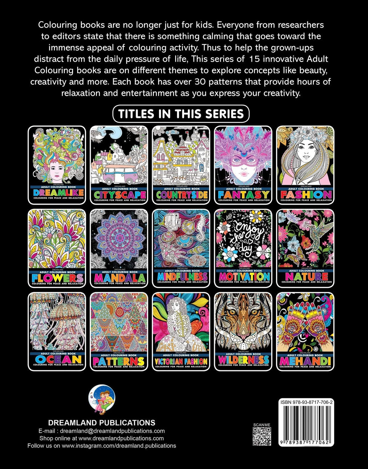 Dreamland Patterns- Colouring Book for Adults | Grocsy