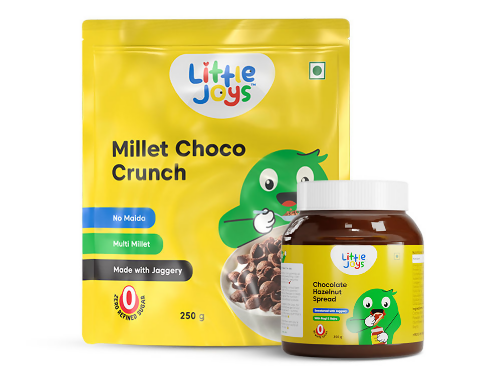 Little Joys Millet Choco Crunch + Chocolate Spread | Grocsy