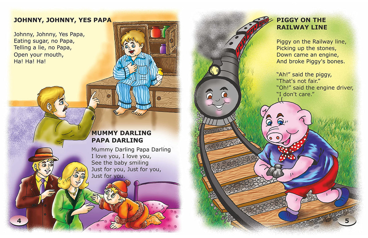 Scholars Hub School Starter Pack- My First School Interview & My Book Of Nursery Rhymes (Set Of 2 Books) (For Ages 2-4) | Cover Basic Questions Asked For School Interview | Helps Child To Read And Learn Nursery Rhymes | Grocsy