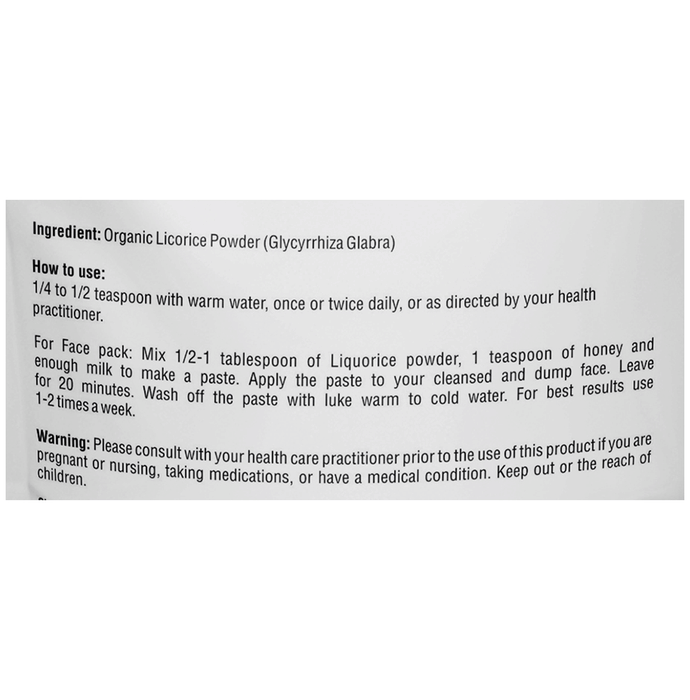 Minature Licorice Organic Powder | Grocsy