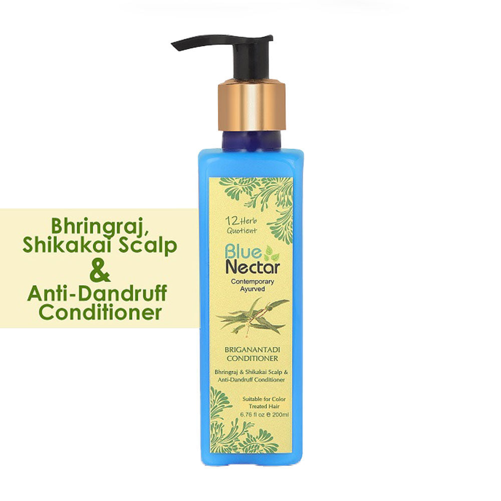Blue Nectar Briganantadi Conditioner with Bhringraj & Shikakai | Grocsy