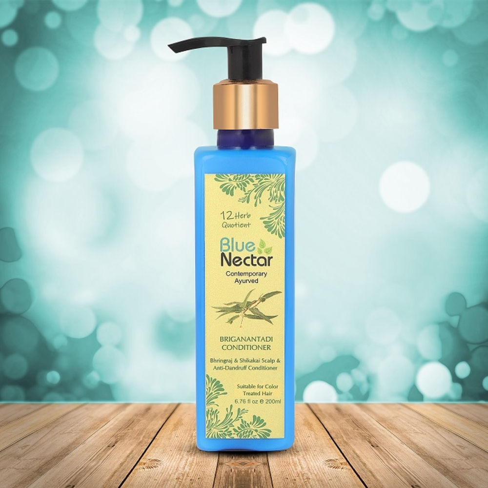 Blue Nectar Briganantadi Conditioner with Bhringraj & Shikakai | Grocsy