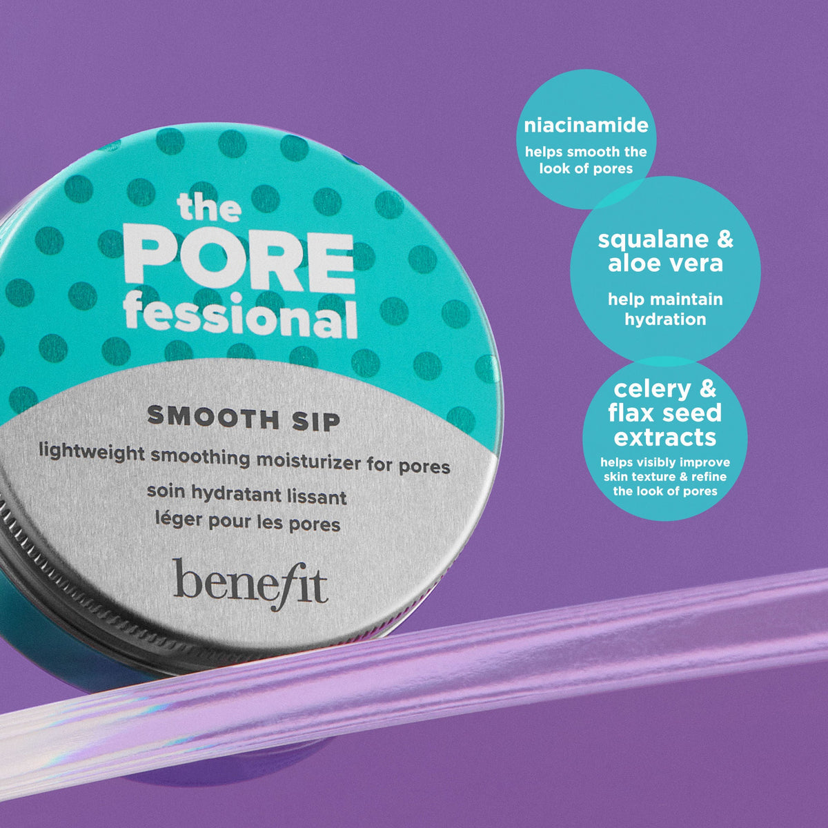 Benefit Cosmetics The Porefessional Smooth Sip Lightweight Moisturizer | Grocsy