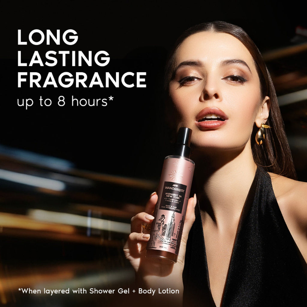 Wanderlust Fragrance Mist For Her - Midnight In New York | Grocsy