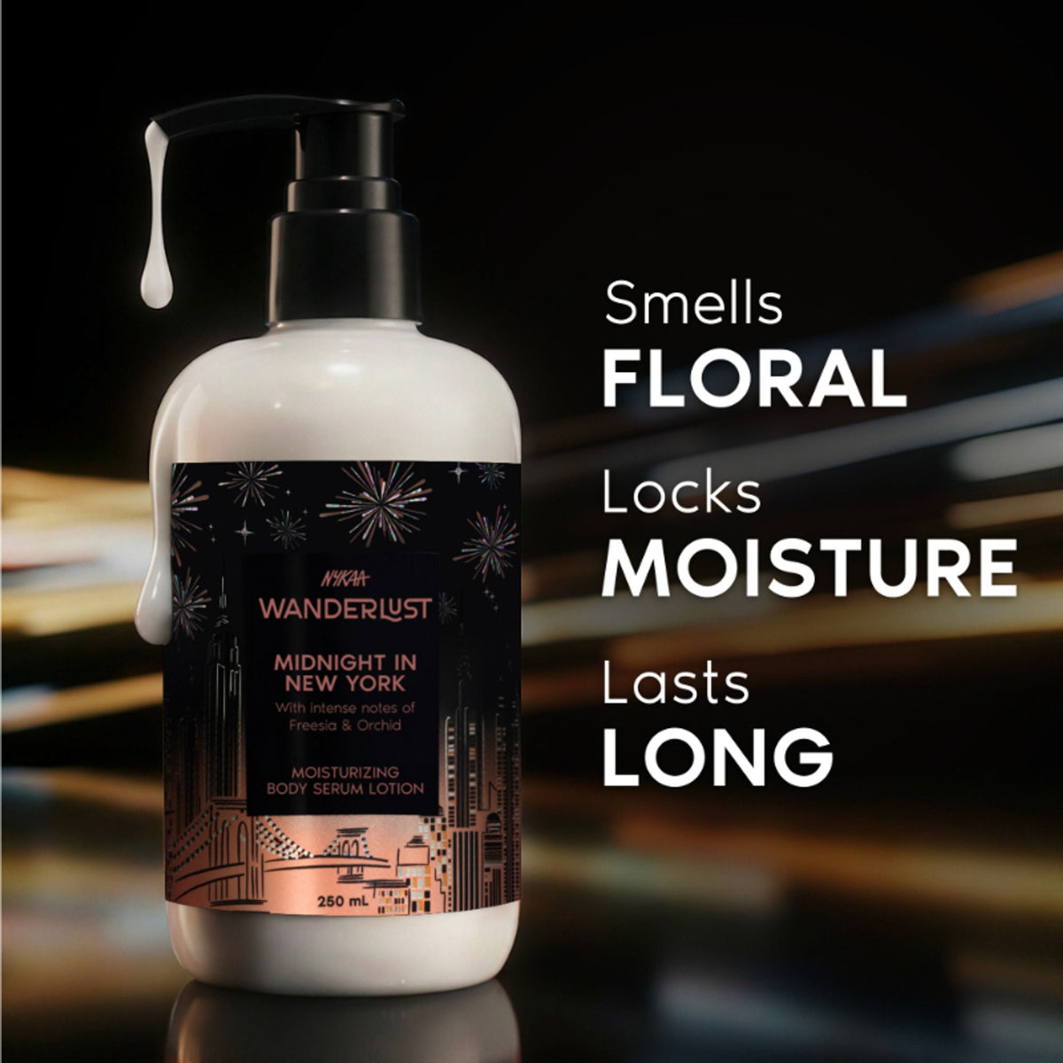 Wanderlust Moisturizing Body Lotion - Midnight In New York | Grocsy