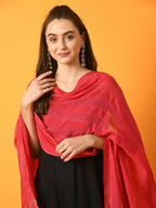 Myshka Women's Black Solid Anarkali Party Kurta Set With Dupatta | Grocsy
