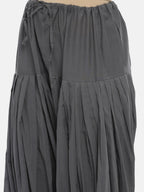 Souchii Women Grey Solid Loose-Fit Patiala | Grocsy