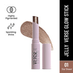 Swiss Beauty Jelly Verse Glow Eyeshadow Stick , Rich Color Payoff, Crease-Proof - Star Shower | Grocsy