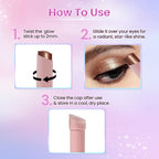 Swiss Beauty Jelly Verse Glow Eyeshadow Stick , Rich Color Payoff, Crease-Proof - Twilight Beam | Grocsy