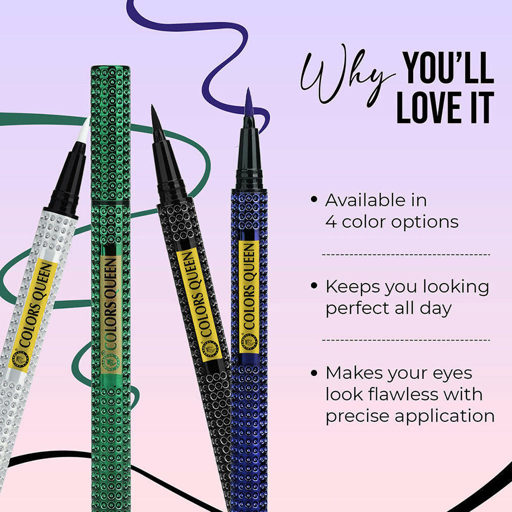 Colors Queen Fabulous Color Eyeliner - 01 | Grocsy