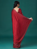 kasee Embellished Satin Saree | Grocsy