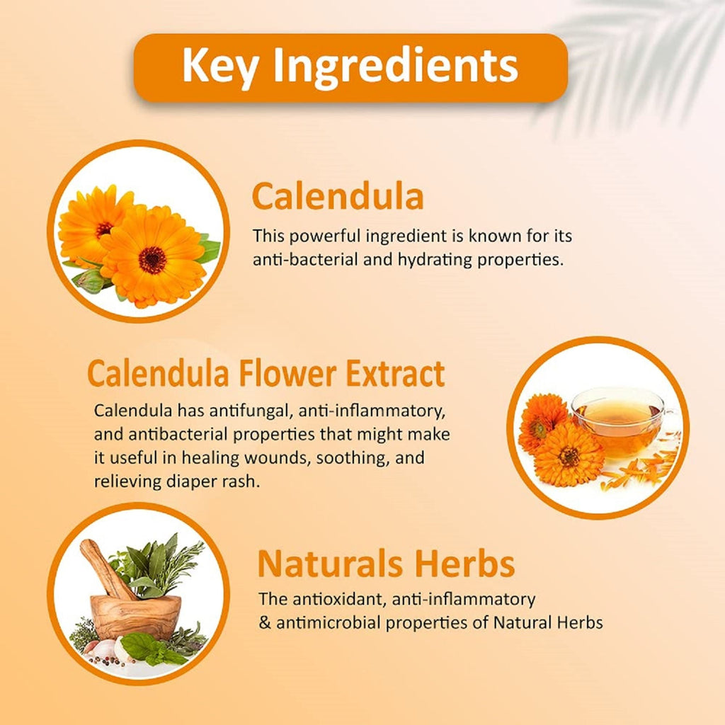 Omeo Calendula Body Wash Gentle Cleansing, Soft Nourshing Body Wash | Grocsy
