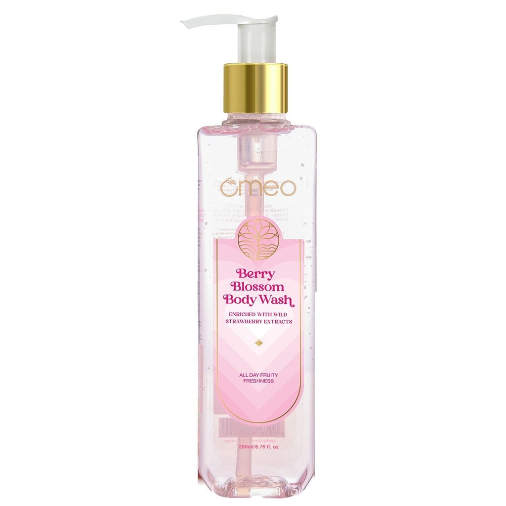 Omeo Berry Blossom Body Wash - Gentle Cleansing, Soft Nourshing Body Wash | Grocsy